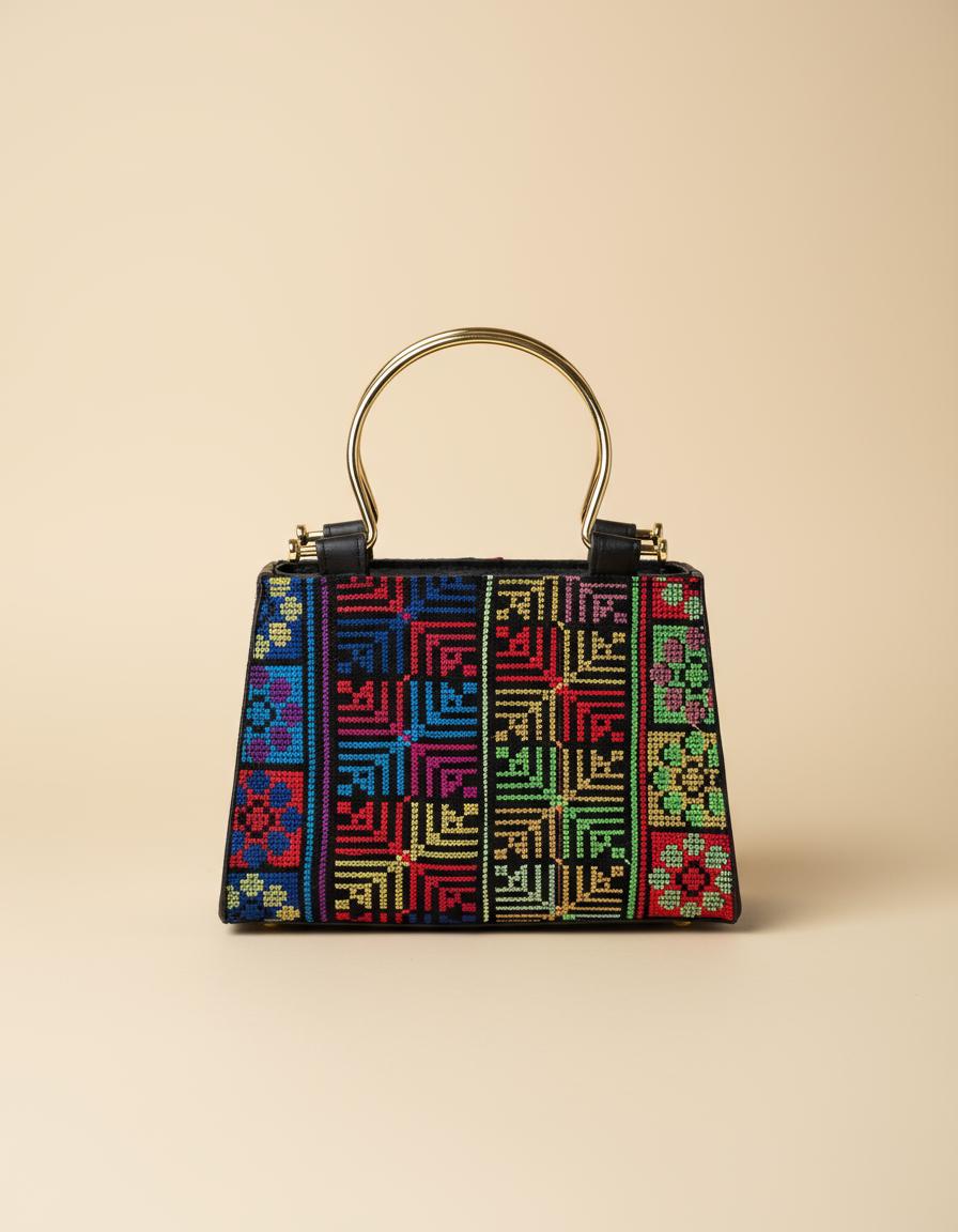 Bolso clásico bordado