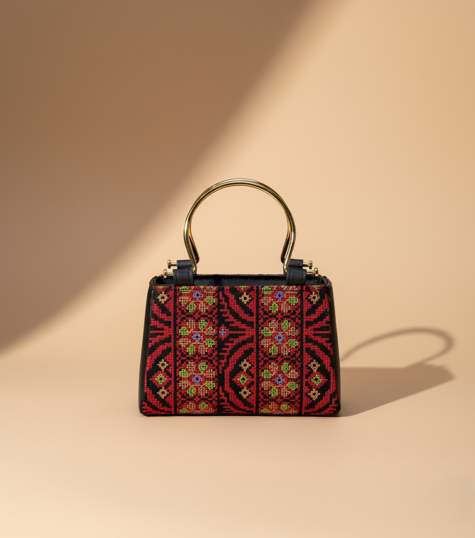 Bolso clásico bordado