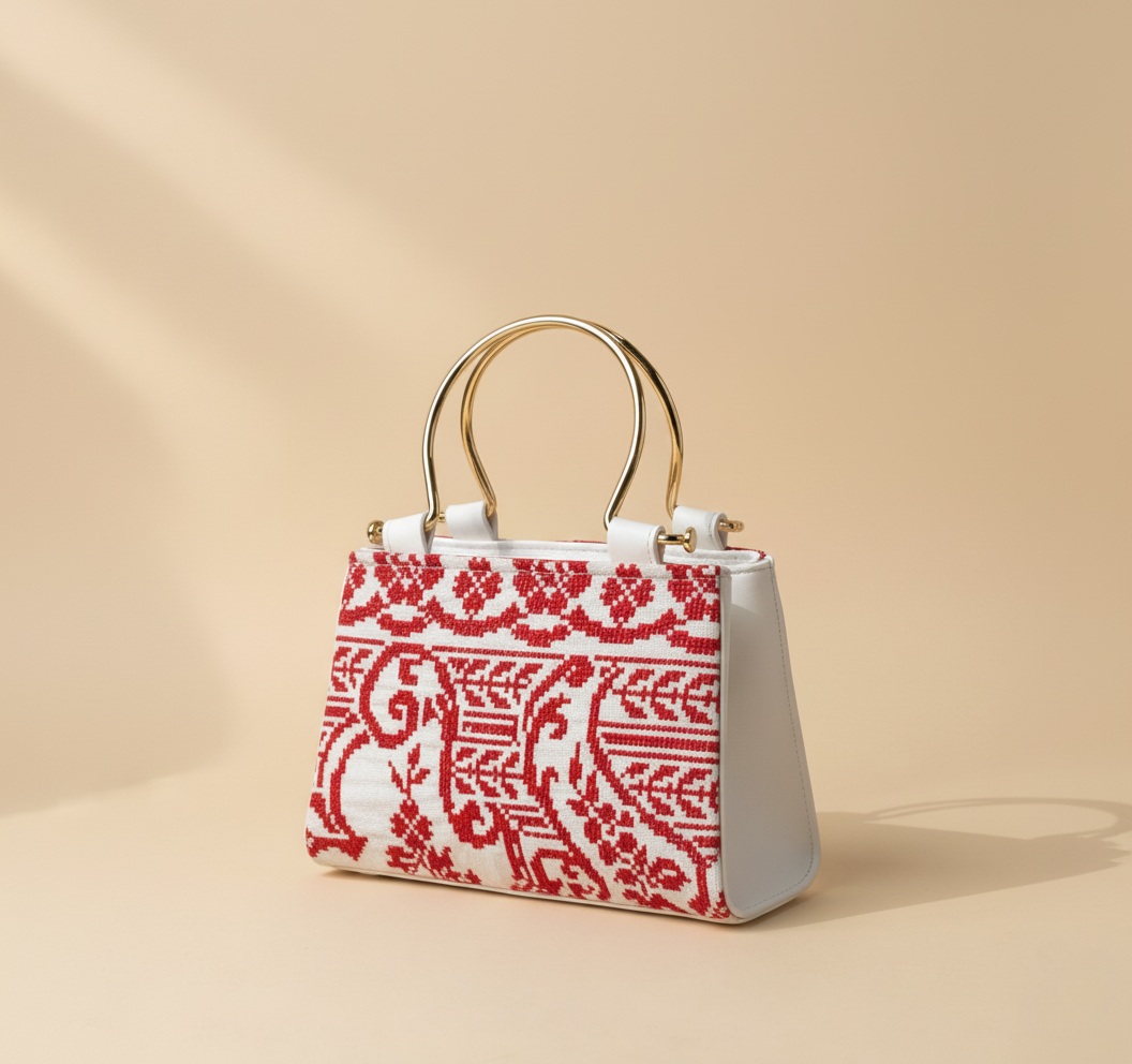 Bolso clásico bordado
