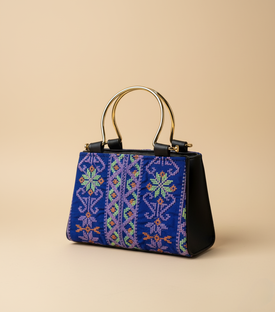 Bolso clásico bordado