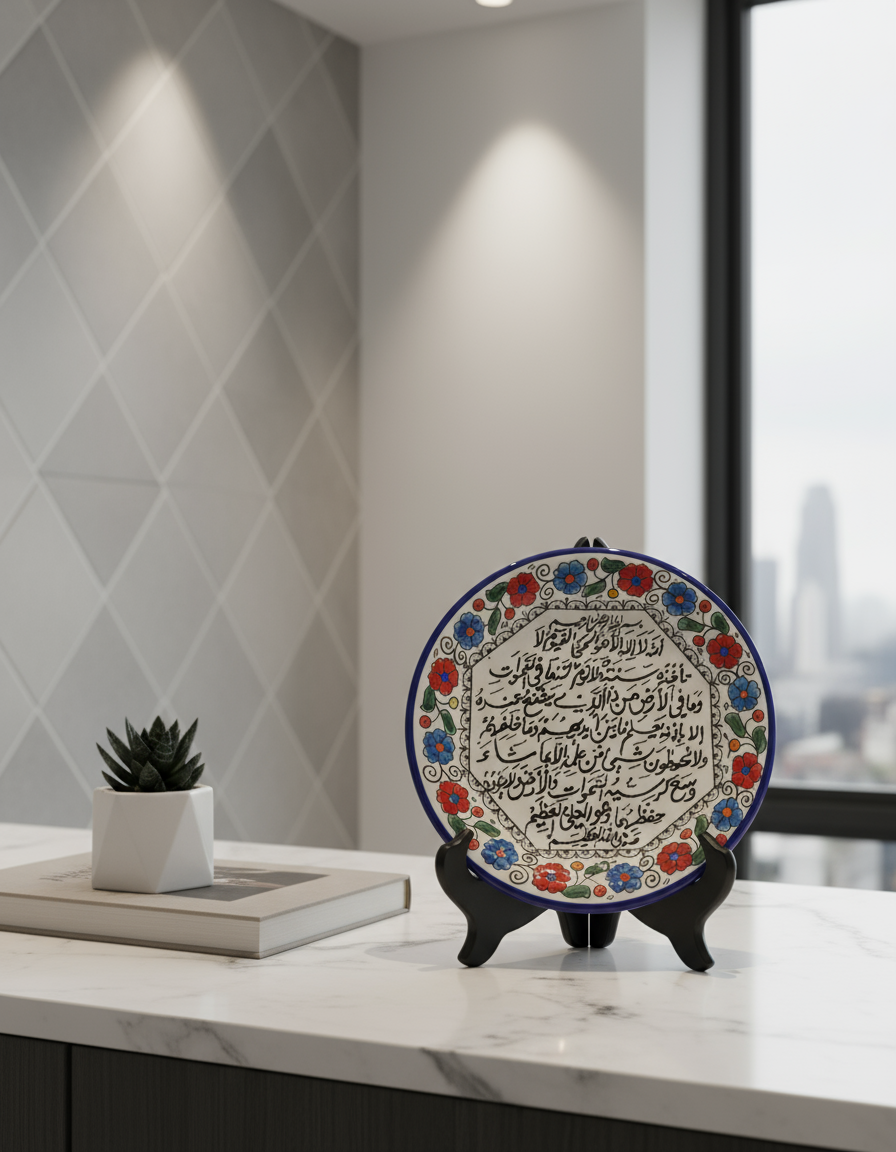 Prayer Corner Gift Set – Quran, Incense & Ceramic Plate
