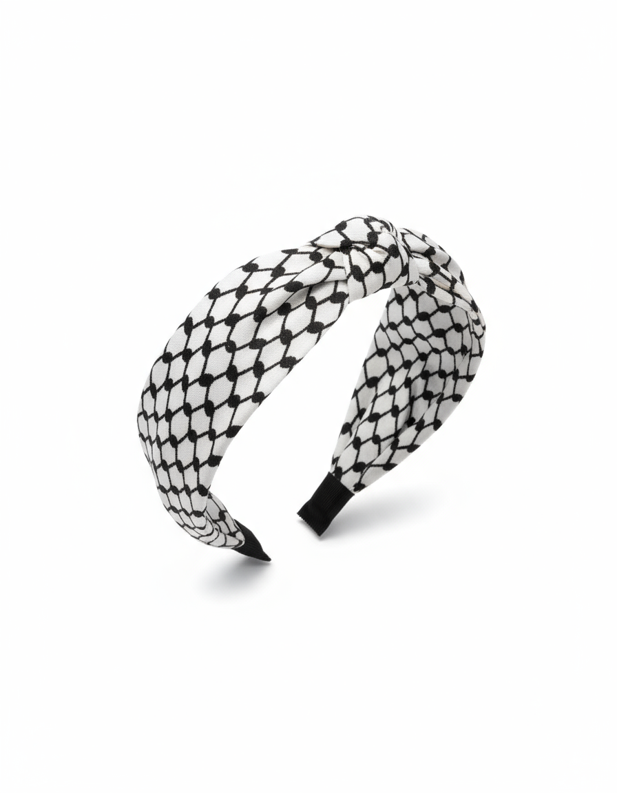 Diadema bordada para el cabello