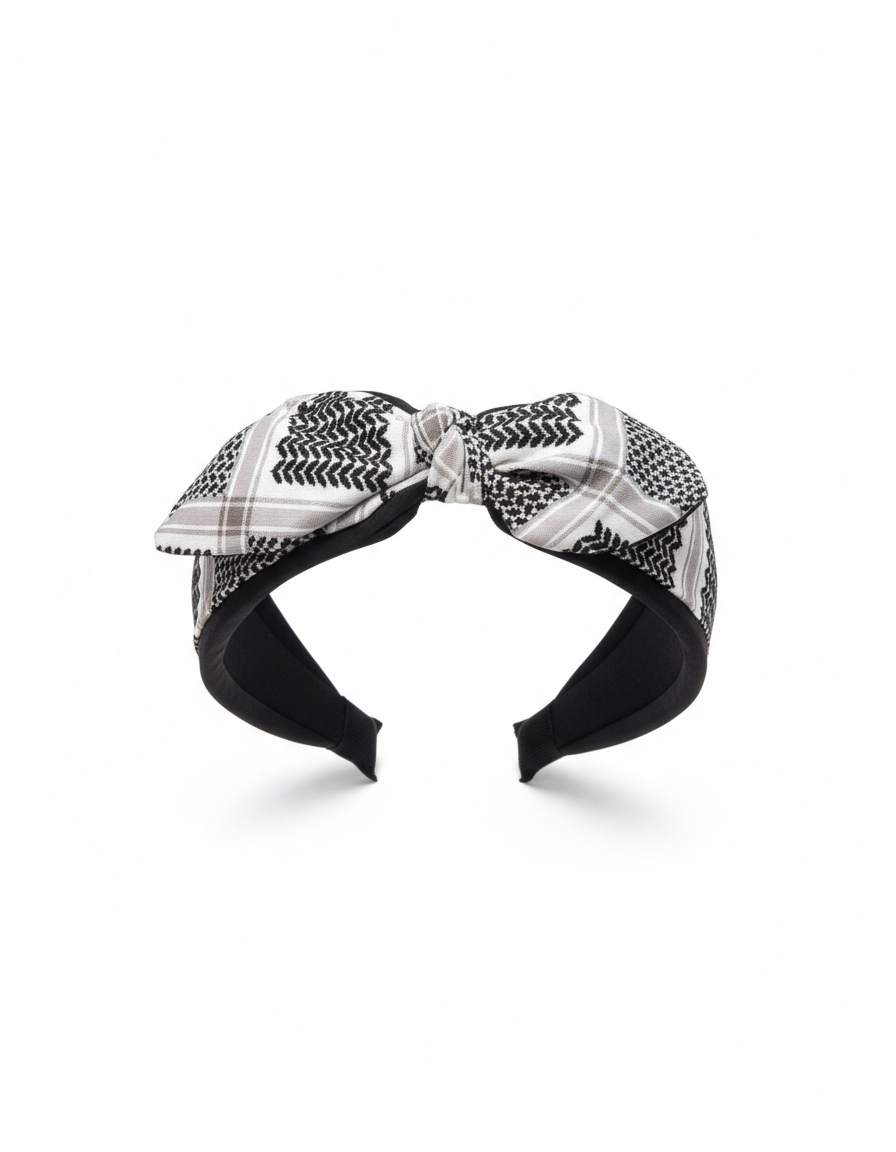 Diadema bordada para el cabello