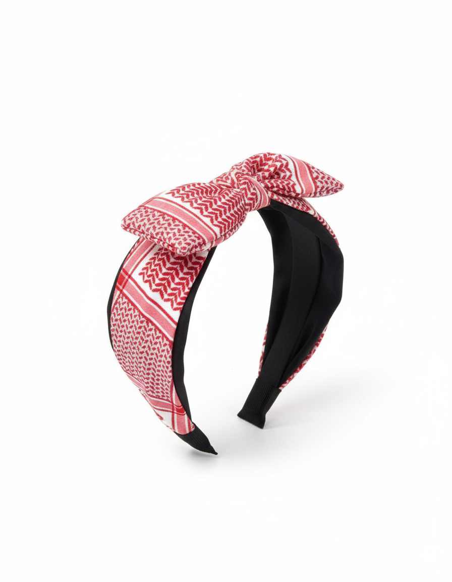 Diadema bordada para el cabello