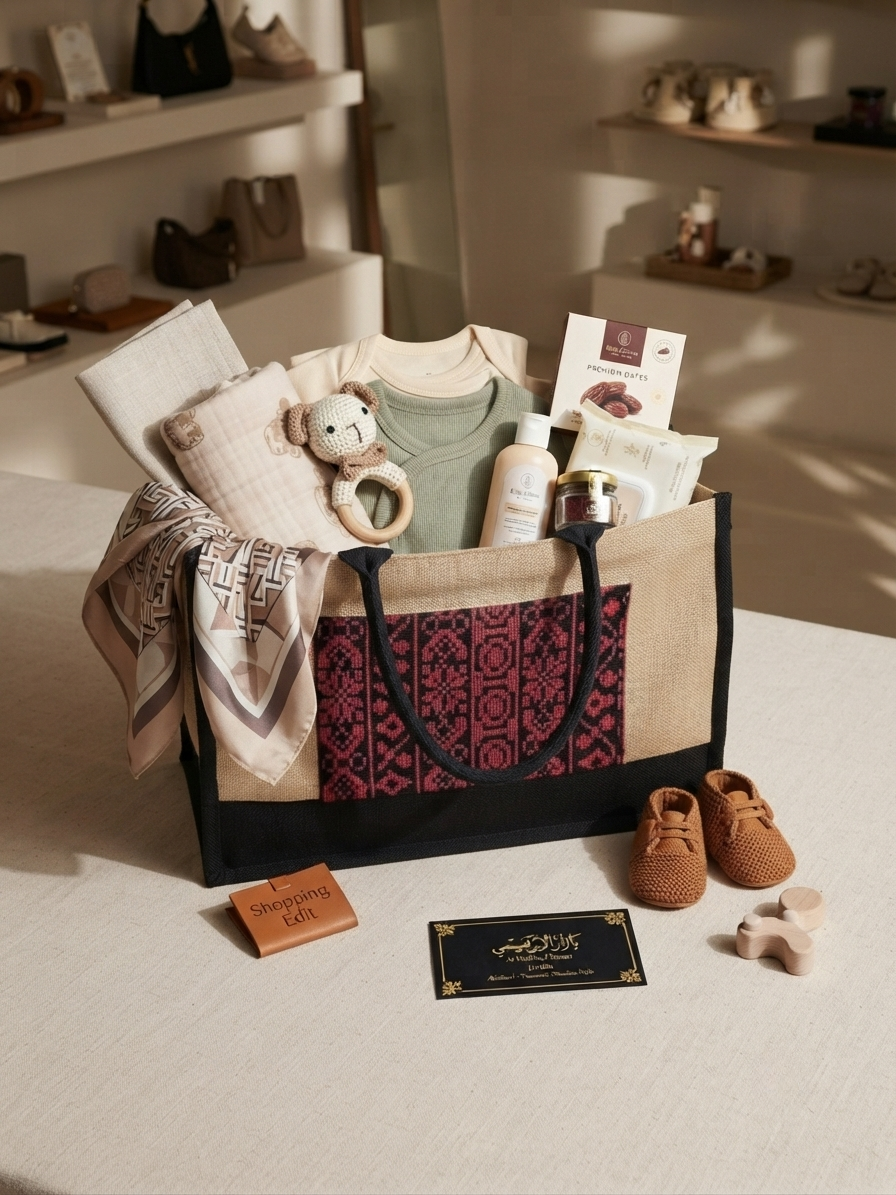 Embroidered Lightweight Tote Bag