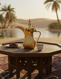 Traditional Arabic Coffee Pot – Stainless Steel Dallah for Arabic Coffee
