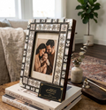 Handcrafted Mother of Pearl Mosaic Photo Frame