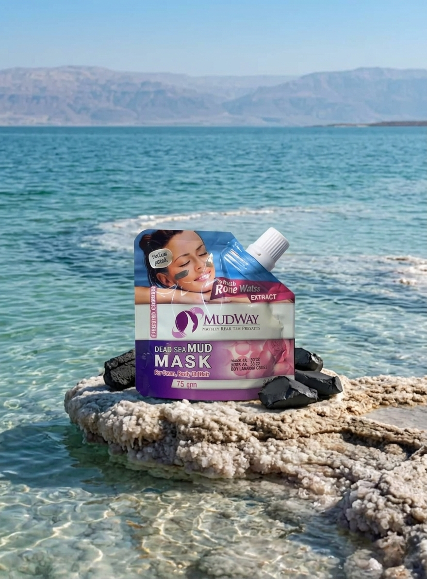 Mud Way Mud Mask 3 in 1 with Rose Water Extract 75g