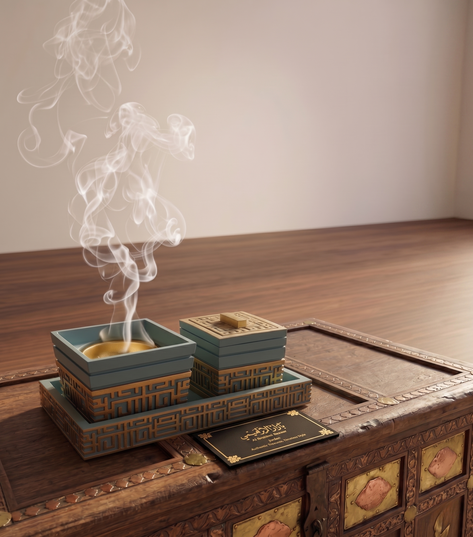 3-piece incense burner
