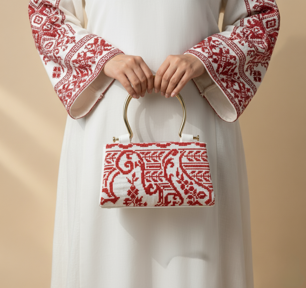 Bolso clásico bordado